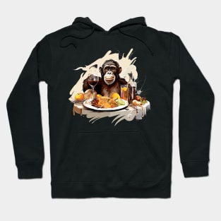 Happy Thanksgiving Monkey Hoodie